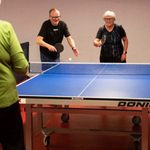 Bordtennis for kvinder og mænd 60+