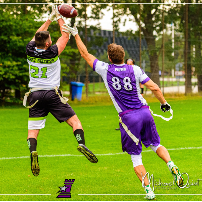 Amerikansk Flag fodbold, >15 år tryout image