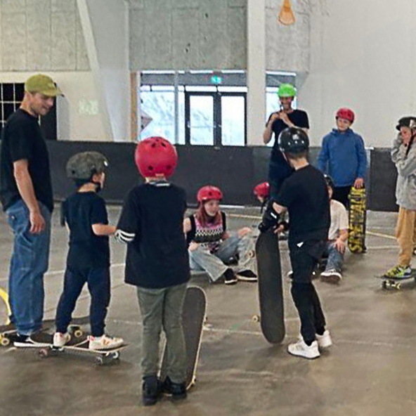 Skateboard for letøvede (7-9 år) Ørestad ØS21 tryout image