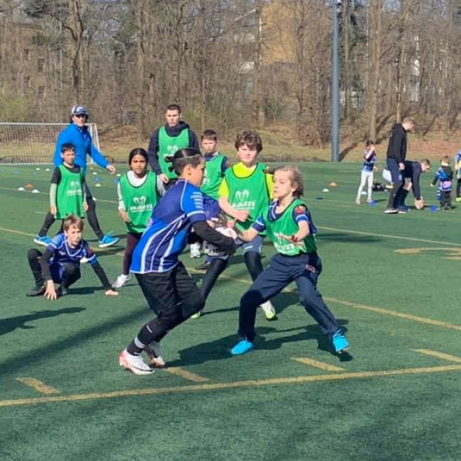 Rugby til drenge og piger i alderen 11-12 år tryout image