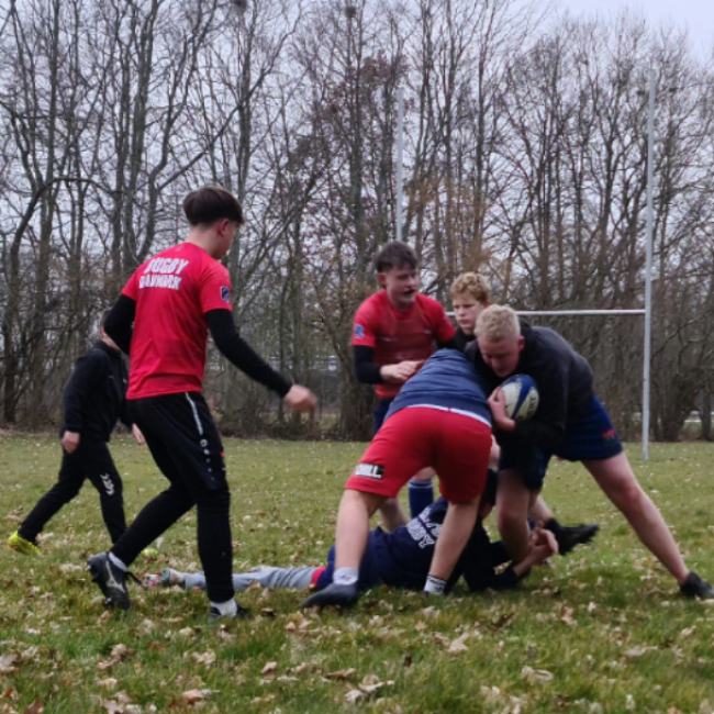 Rugby - en sjov kontaktsport med godt kammeratskab tryout image