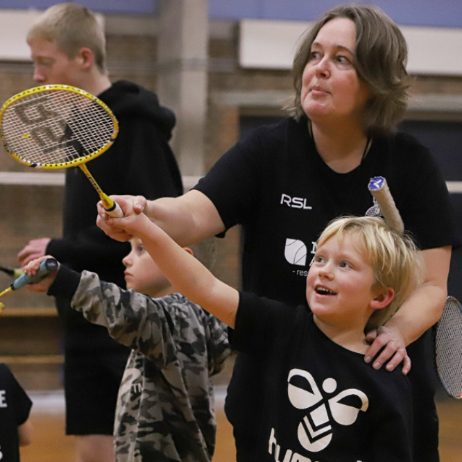 TumleTon (Badminton for 1-3 år + forældre)