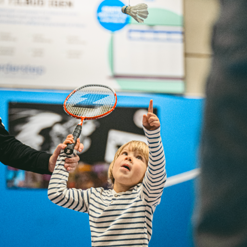 badminton - 4-6 årige - Forældre/Barn