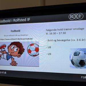 Fodbold for 3-6 årige + U8 + U9 (udendørs)