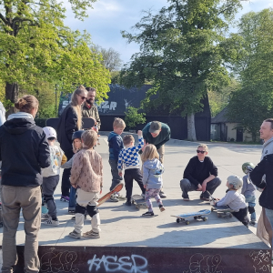 Skateboard for begyndere 3-6 år Fælled FS71