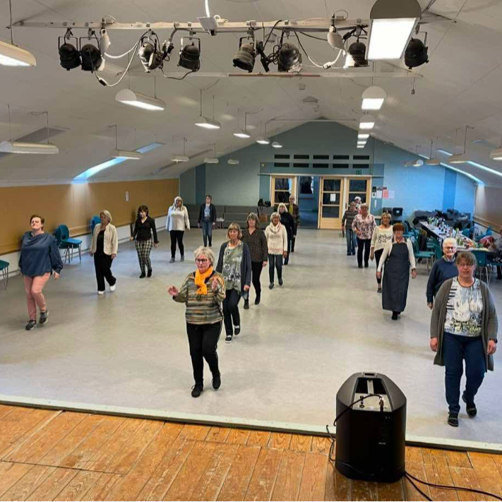 Line dance for let-øvet