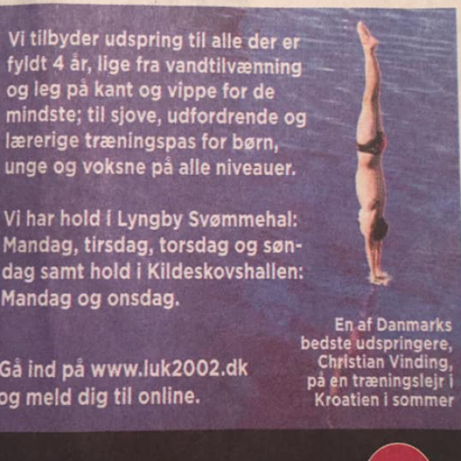Junior Udspring, Lyngby Svømmehal tryout image