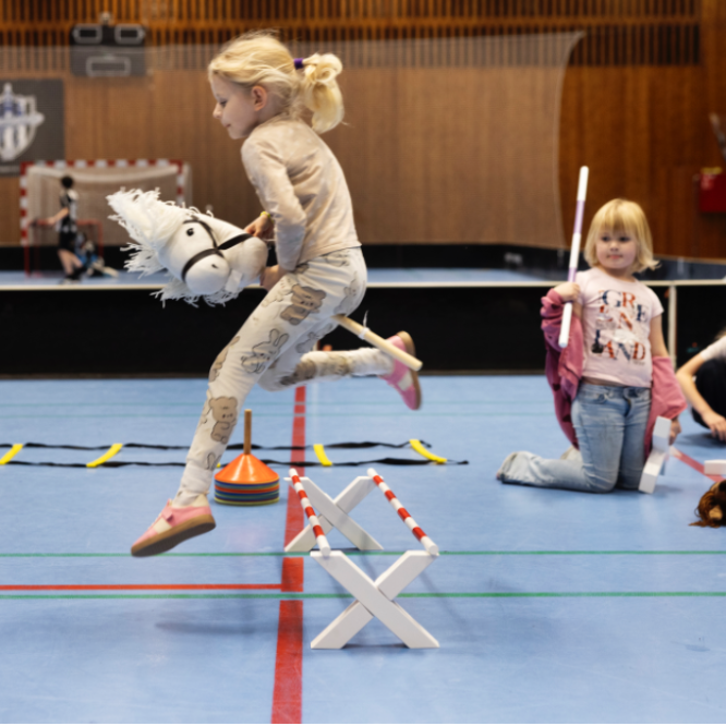 Kæphest og floorball tryout image