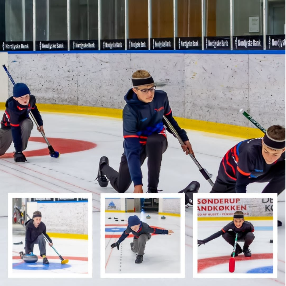 Curling juniortræning tryout image