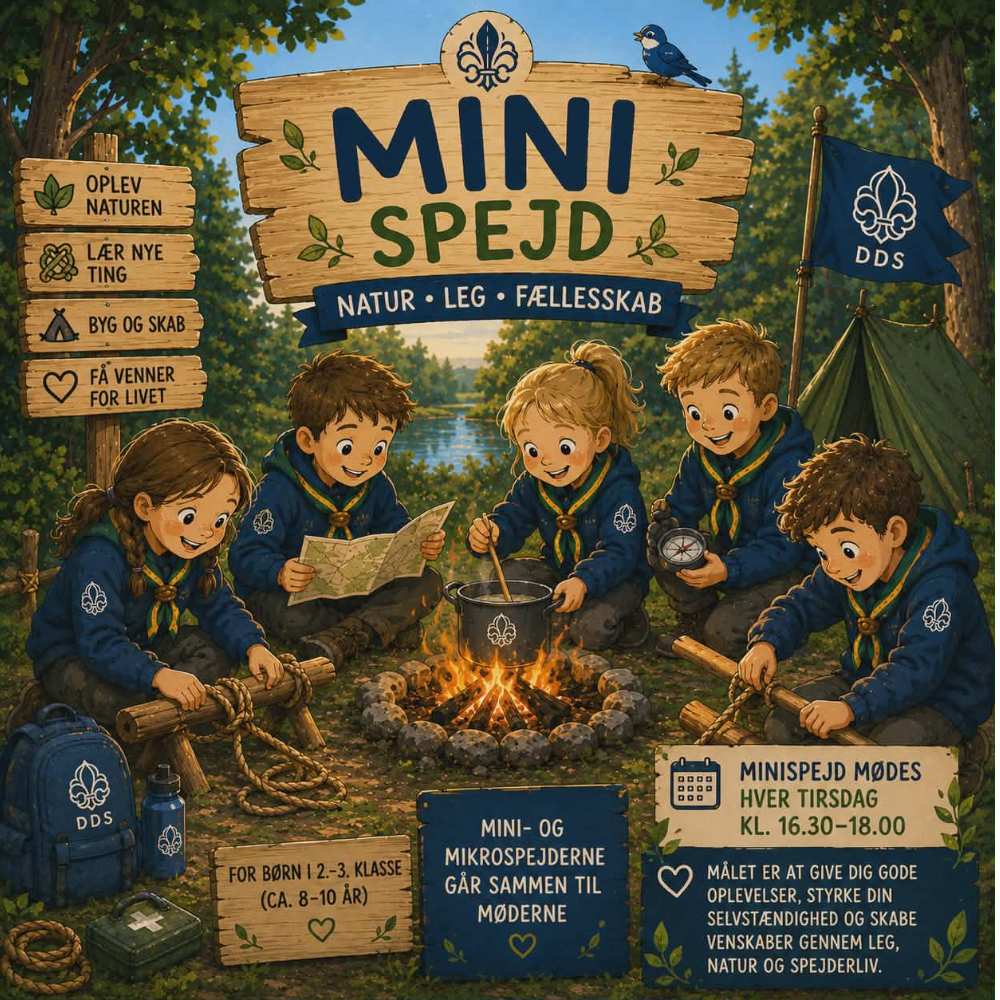 MiniSpejd 2. - 3. klasse (8-10 årige)