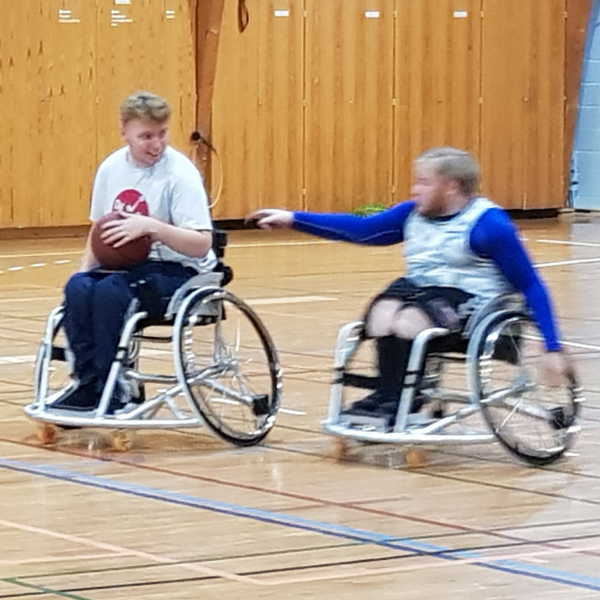 Kørestolsbasket tryout image