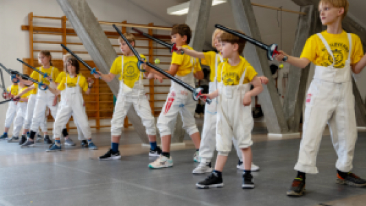 Fægtning fra 5 til 8 år - Miniløverne