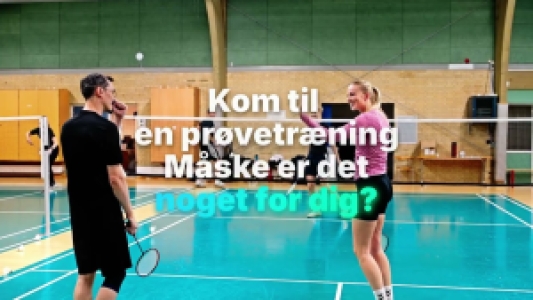 Senior badminton - Begynder/let øvet